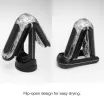 TENGA maszturbátor Flip Zero Gravity Electronic Vibration Black - fekete színben, vákuumos, vízálló, vibrátoros, akkumulátoros