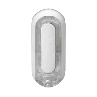 TENGA maszturbátor Flip Zero Gravity Electronic Vibration White - fehér színben, vákuumos, vízálló, vibrátoros, akkumulátoros