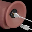 Élethű vibrátor Lovetoy 8,5'' Vibrating Dual Density Power Cock - akkumulátoros,vízálló, 21,5 cm