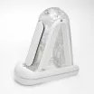 TENGA maszturbátor Flip Zero Gravity Electronic Vibration White - fehér színben, vákuumos, vízálló, vibrátoros, akkumulátoros