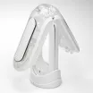 TENGA maszturbátor Flip Zero Gravity Electronic Vibration White - fehér színben, vákuumos, vízálló, vibrátoros, akkumulátoros