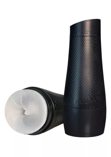 FLESHLIGHT maszturbátor Flight Pilot  - ánusz formájú, áttetsző betéttel, vízálló, vibráció nélküli