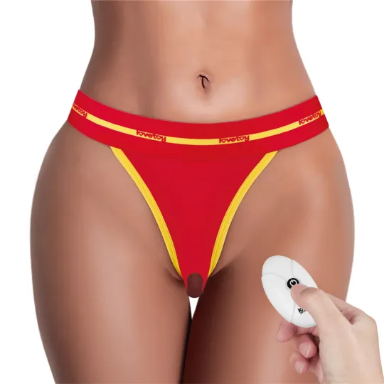 Vibrátoros bugyi Lovetoy Printed Sexy Panties XS-S