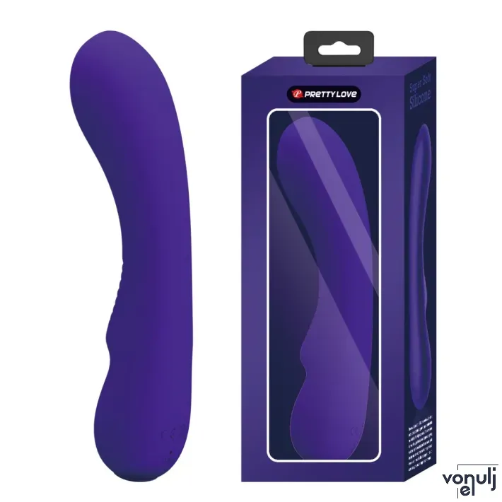 G pont vibrátor PRETTY LOVE Matt Purple  - akkumulátoros,vízálló