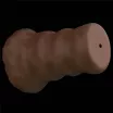 LOVETOY maszturbátor Alien's Pie Masturbator 2 Black - realisztikus, torz vagina formájú testnyílással, vibráció nélküli, vízálló