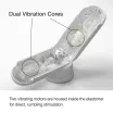 TENGA maszturbátor Flip Zero Gravity Electronic Vibration White - fehér színben, vákuumos, vízálló, vibrátoros, akkumulátoros