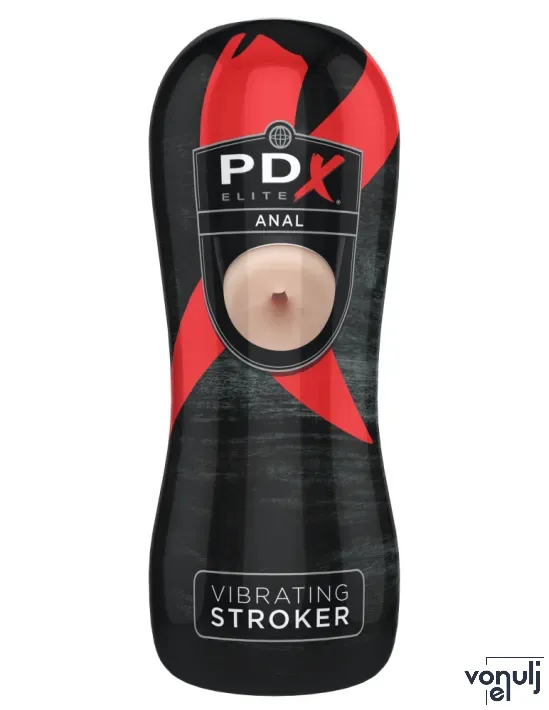 Műánusz maszturbátor Pipedream PDX Elite Vibrating Anal Stroker - elemes,vízálló
