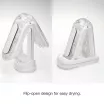 TENGA maszturbátor Flip Zero Gravity Electronic Vibration White - fehér színben, vákuumos, vízálló, vibrátoros, akkumulátoros