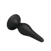 PRETTY LOVE análszett Mini Anal Kit - fekete színben, 3 különböző fenékdugó, letapasztható, vízálló, szilikon