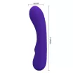G pont vibrátor PRETTY LOVE Matt Purple  - akkumulátoros,vízálló