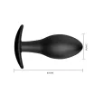 PRETTY LOVE fenékdugó Anal Stimulation Plug 1 - fekete színben, vízálló, szilikon (10 cm)