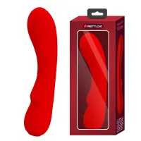 G pont vibrátor PRETTY LOVE Matt Red - akkumulátoros,vízálló