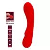 G pont vibrátor PRETTY LOVE Matt Red - akkumulátoros,vízálló
