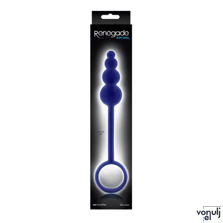 RENEGADE análbot Ripcord Blue - kék színben, 4 különböző golyóval, vízálló, 21,6 cm