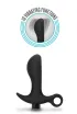 BLUSH prosztata izgató Anal Adventures Prostate Massager 01 - fekete színben, vízálló, akkumulátoros