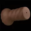 LOVETOY maszturbátor Alien's Pie Masturbator 1 Black - realisztikus, torz vagina formájú testnyílással, vibráció nélküli, vízálló