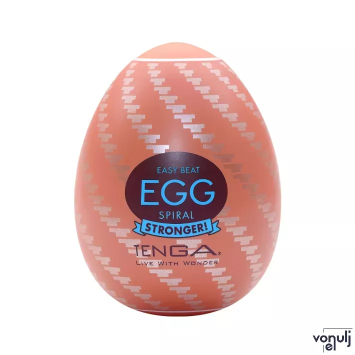 TENGA maszturbációs tojás Egg Spiral - vízálló, egyszer használatos
