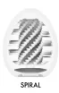 TENGA maszturbációs tojás Egg Spiral - vízálló, egyszer használatos