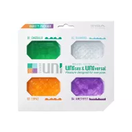 TENGA maszturbátor szett Uni Variety Pack - 4 db maszturbátor eltérő színekben, különböző stimuláló felszínnel, vízálló