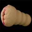 LOVETOY maszturbátor Alien's Pie Masturbator 3 - realisztikus, torz vagina formájú testnyílással, vibráció nélküli, vízálló