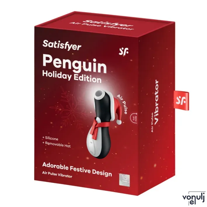 Léghullámos csiklóizgató Satisfyer Penguin - vízálló,akkumulátoros